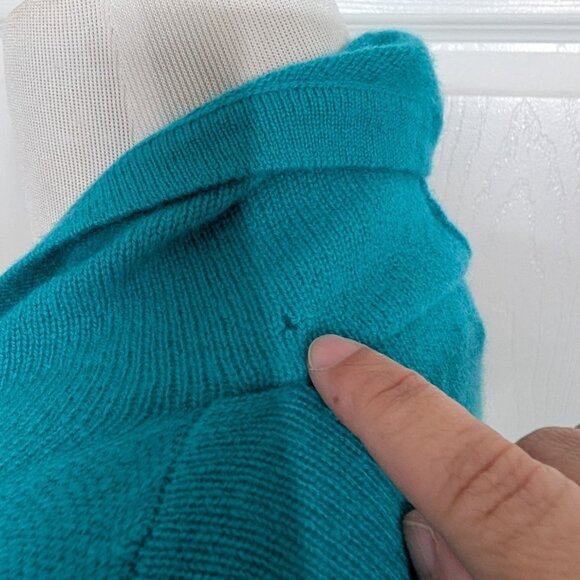 Lilly Pulitzer Cashmere Cardigan Womens Size Small Blue Green Long Sleeve 58209 - Picture 11 of 14